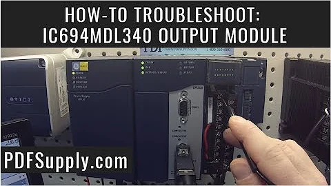 How-To Troubleshoot: IC694MDL340  (GE Rx3i Module with Proficy Software Tutorial)
