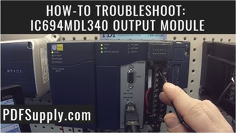 How-To Troubleshoot: IC694MDL340  (GE Rx3i Module with Proficy Software Tutorial)