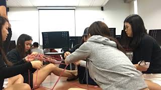 Straw Tower Game