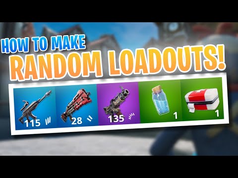 How to make RANDOM LOADOUTS for your Boxfight/Zonewars Maps!