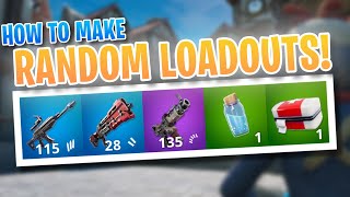 How to make RANDOM LOADOUTS for your Boxfight/Zonewars Maps!