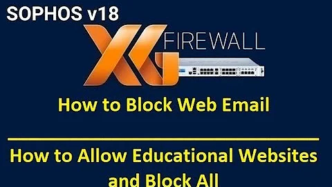 5.2 Corporate Web Filtering Policy Configuration on Sophos Firewall {Hands-on Labs Scenarios}