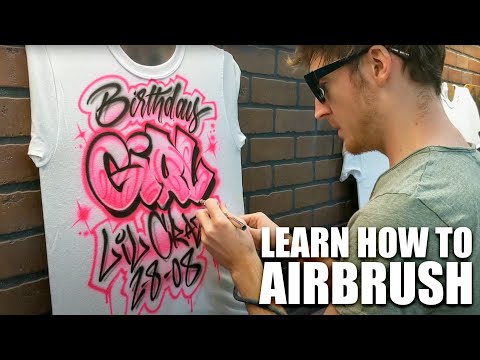 Learn How to Airbrush T shirts Fast and Easy