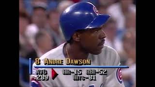 Andre Dawson hits a solo home run to deep center off Roger Clemens (1991 All-Star Game)