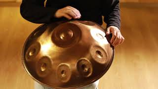 Mesmerizing D Kurd Handpan Performance 10 Notes, 440Hz Pure Harmony
