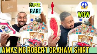 Robert Graham Shirt With Christian Louboutin Sneakers