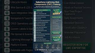 New LWC Batch Starting Soon! | Full LWC Course with LMS, Wire Service & Apex