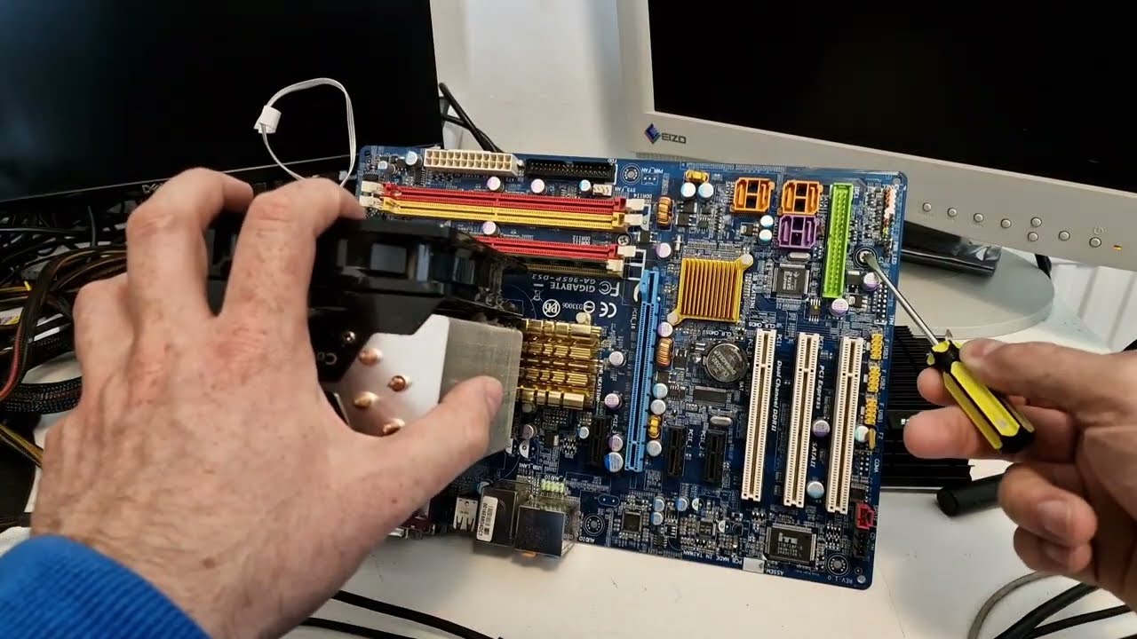 Mostly no voice-over, just troubleshooting a board that won't work properly