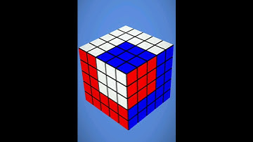 Cube in a cube pattern countdown in virtual cube.#youtube #youtubeshorts #ytshorts #short #shorts