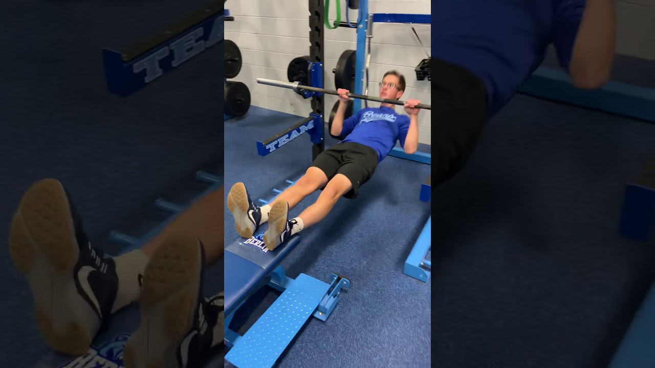 Inverted Rows Feet Elevated YouTube