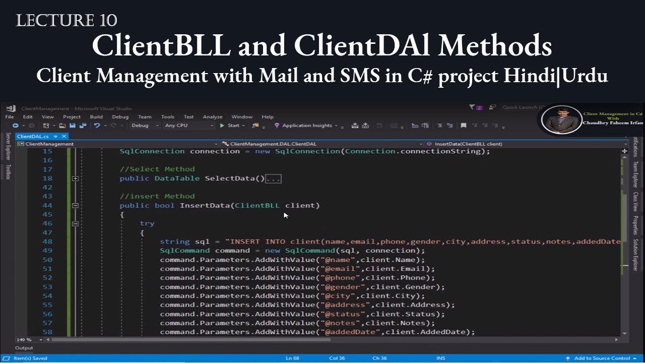 C# Project Tutorial For Beginners | Windows forms application in c# in ...