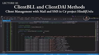 C# Project Tutorial For Beginners | Windows forms application in c# in Hindi Urdu Part 10
