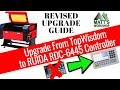 Revised Upgrade Guide From TopWisdom to Ruida for Co2 Laser Machine.