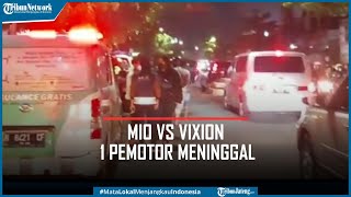 Mio vs Vixion di Citarum Semarang 1 Pemotor Meninggal