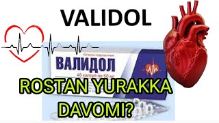 VALIDOL TABLETKASI. QACHON ICHISH KERAK? DOZASI QANDAY?  ВАЛИДОЛ ТАБЛЕТКАСИ. КАЧОН ИЧИШ КЕРАК? ДОЗА
