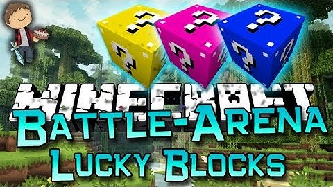 Minecraft: Lucky Block Battle-Arena Part 1 of 2 w/Mitch & Friends! (Lucky Block Mod)