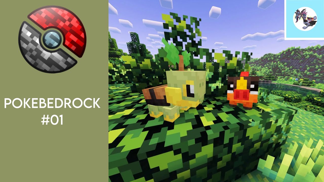 Our First Time Playing Pokémon on Minecraft! | Pokebedrock Series 01