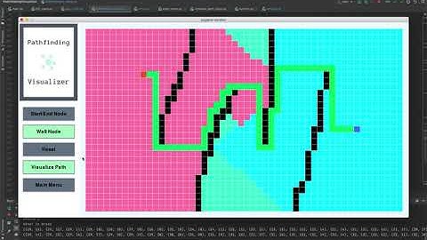 Python Pathfinding Visualizer - Update 4.5 - Seung Jae Yang
