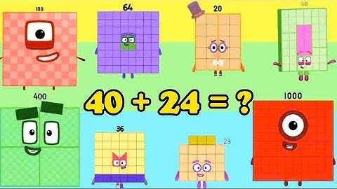 NUMBERBLOCKS ADDITION | FIND THE SUM OF  SMALL AND BIG NUMBERS | LEARN TO COUNT | hello george