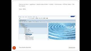 GU SAP ME2L Afficher liste des Commandes Par fournisseur