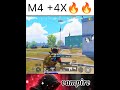 M4 +4X spray #bgmi #spray #gaming #virelshort #trending #shortsfeed #shorts #likeandsubscribe #viral
