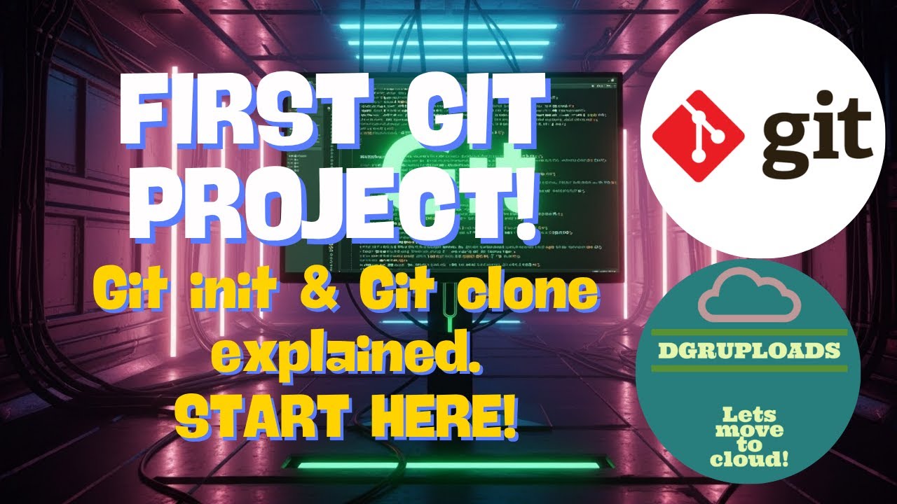 Episode 4 | Launch Your FIRST Git Project! (git init & git clone ...