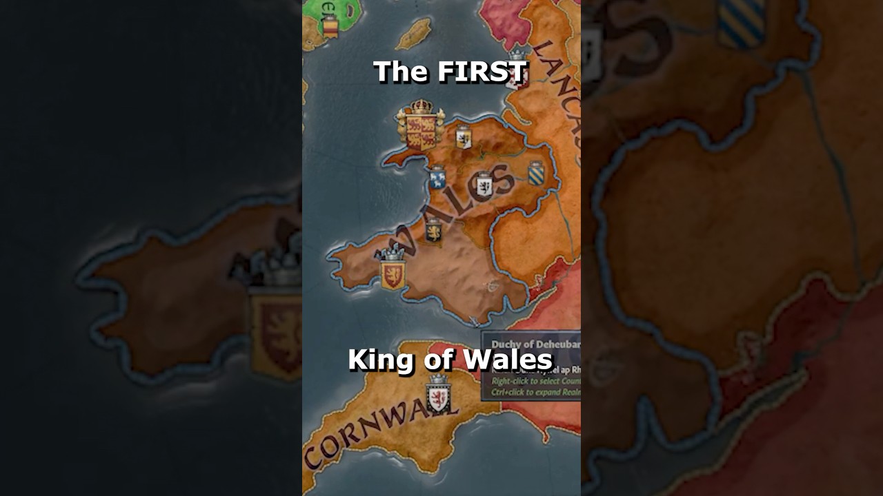 The FIRST King of Wales in Crusader Kings 3  