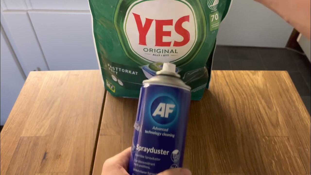 Recycle can with compressed air YouTube