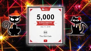 HIGH LIMIT 5k Subs Celebration 🎉 Super Jackpot 💰 Jackpot Streams 💵 Corgi Cash 🐶 The Slot Cats 🎰😺😸 screenshot 5