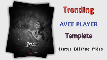 Avee Player Template | How to make Avee Player Template | Status Editing Video 2023