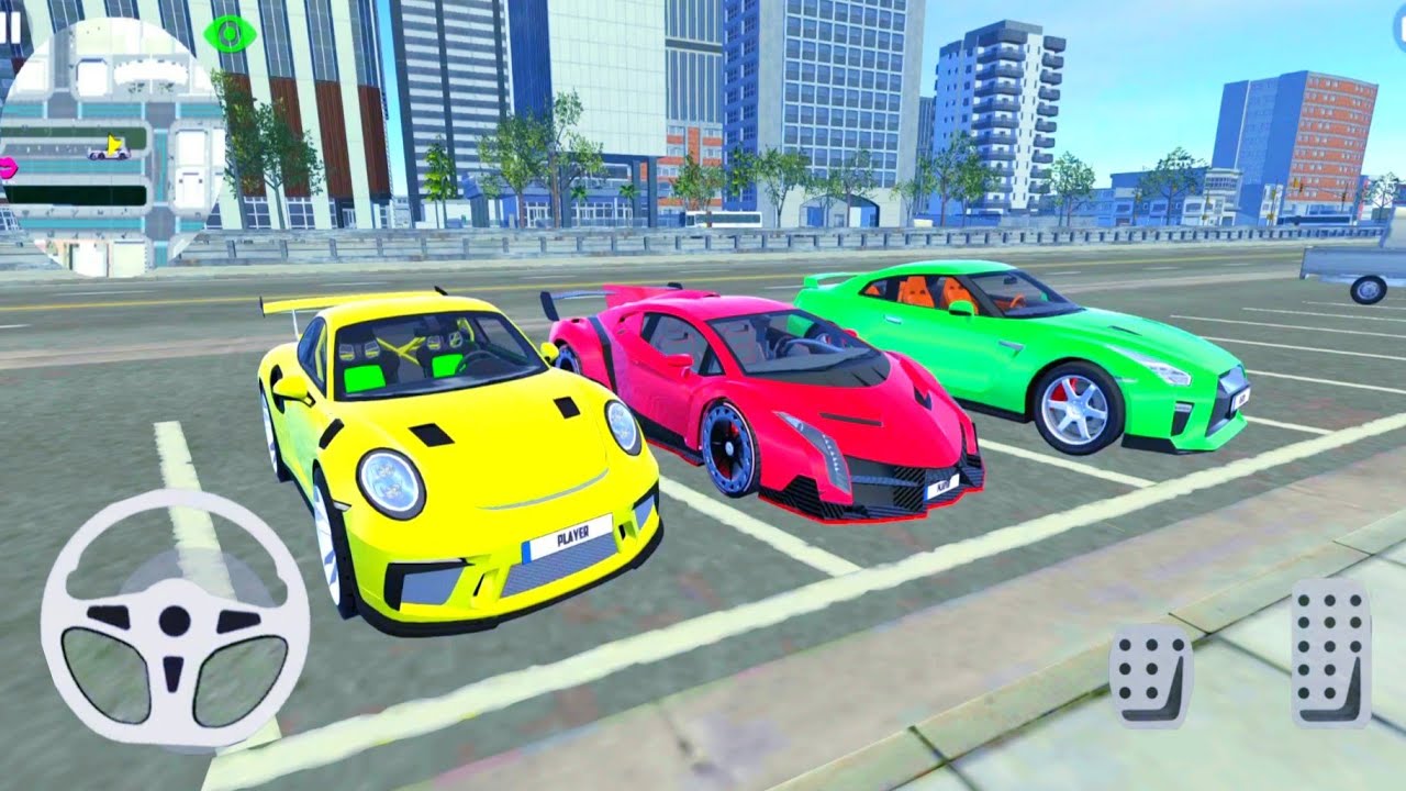 صورة فيديو : محاكاة قيادة السيارة 3D لامبورجيني 1# – سباق سيارات رياضية – ألعاب سيارات | Car Games