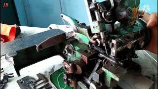 Seting Loper || mesin obras kecil || merek BUTTERFLY