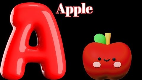 ABC SONG - A to Z Nursery Rhymes | Sensory Video for Children