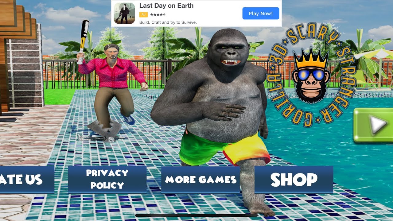 Scary stranger gorilla level 3