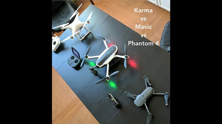 Hands on - DJI Mavic vs GP Karma vs DJI Phantom 4 Comparison