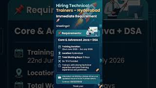 Java DSA Trainer #ai #education #freelancing #hyderabad