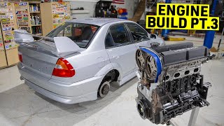 EVO 6 4G63 Engine Rebuild How To - Timing Belt Assembly PT 3