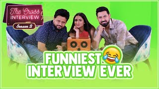 Cross Interview S2 (EP. 4) With Gippy Grewal,Tanu Grewal & Karamjit Anmol | Yaar Mera Titliaan Warga