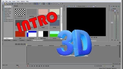 Como hacer Intro 3D en Sony Vegas Pro/Tutorial