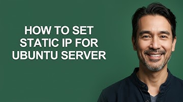 How to Set Static Ip for Ubuntu Server - KevinHowTo