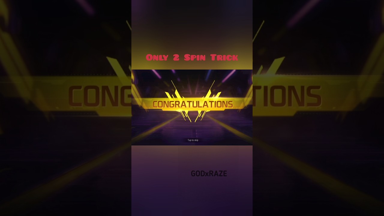 Double Vector skin in just 2 spin💀💯