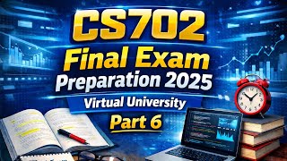 Find shortest Path using Dijikstra | CS702 | MSCS | Virtual university of Pakistan 2025