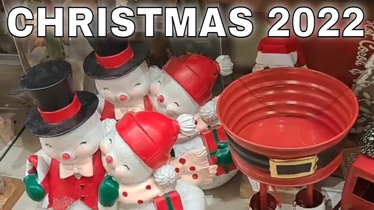 NEW! 2022 CHRISTMAS! NEW DECOR AT HOME GOODS & WALMART! 
