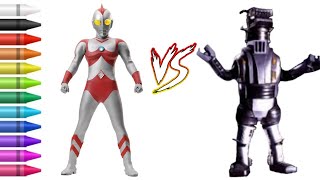 Ultraman 80 vs Mechagiras Seijin Coloring Pages