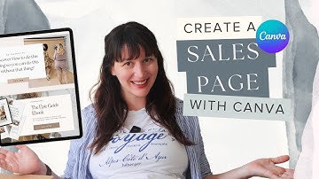 Easily Create a Sales Page Website in Canva