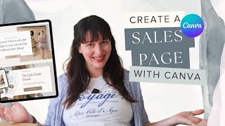 Easily Create a Sales Page Website in Canva Profile