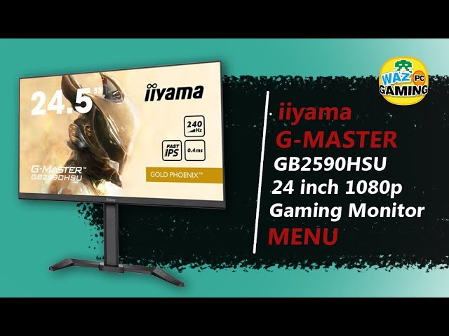 G-Master Gold Phoenix (24,5) - Écran PC Gamer IIYAMA FHD 240Hz