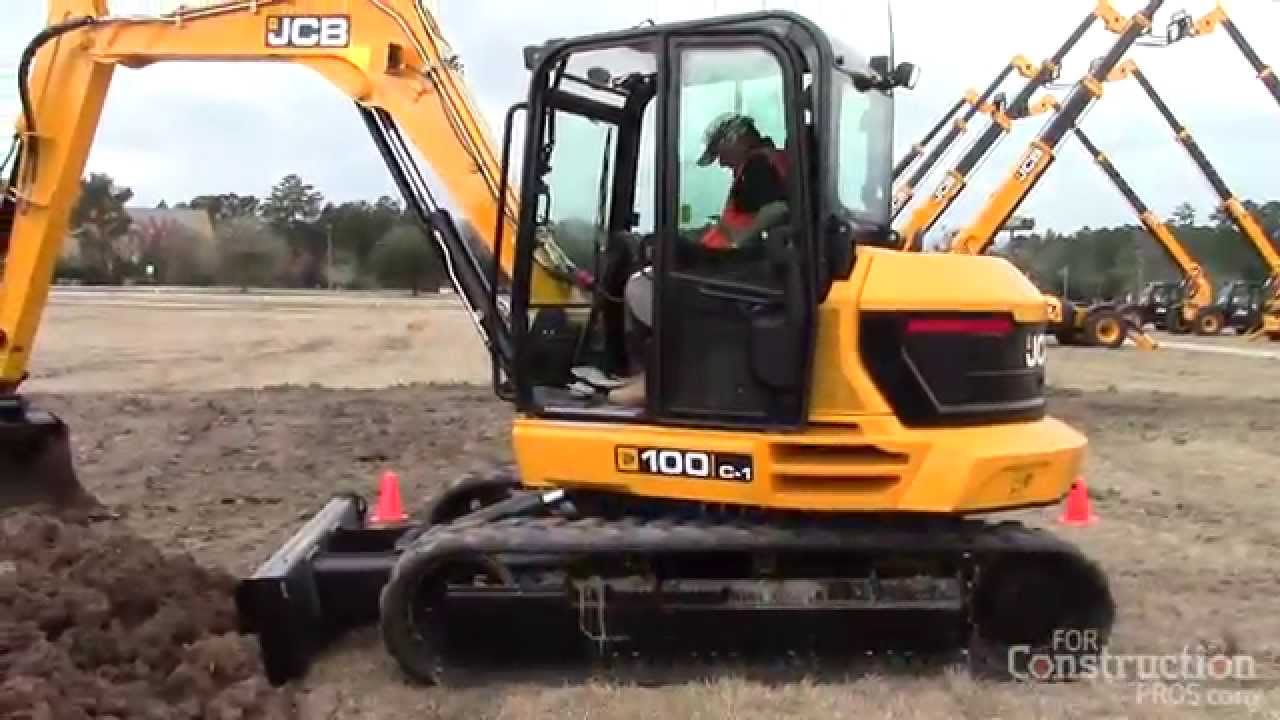 Features of the 10 ton jcb 100 c 1 compact excavator youtube