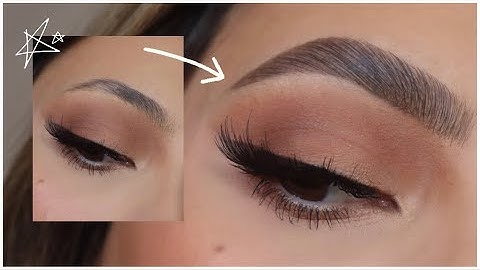 FLUFFY BUSHY DEFINED MODEL SOAP BROW TUTORIAL