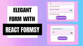 How to build Forms with Forsmy-React with NextJs and TailwindCSS